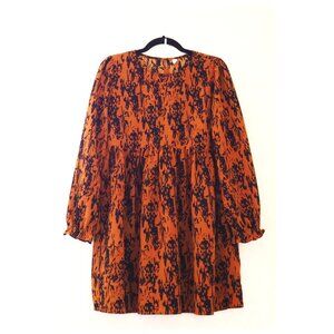 BP. Nordstrom Long Sleeve Babydoll Dress sz M